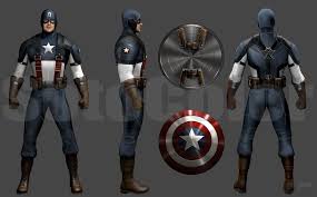 Captain America Turnaround By Https Www Deviantart Com Jprart On Deviantart Captain America America Model Captain