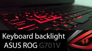 For asus laptops press fn+f4 or fn+f5 to enable backlight feature. How To Adjust Keyboard Backlight On Asus Rog Gaming Laptop Youtube