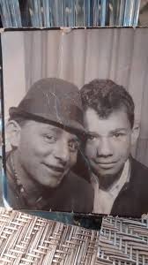 My brother Anthony Corcione and me. Hendrix Street, Brooklyn.