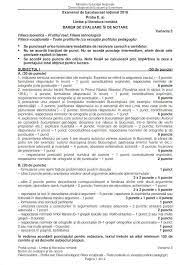 Potrivit calendarului examenului de bacalaureat 2019, luni, 1 iulie este programată proba scrisă la limba și literatura română. Bac Ul Olimpicilor 2019 Subiecte È™i Bareme Limba Romana Antena 1