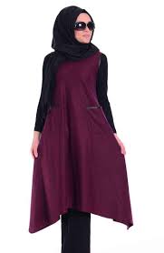 Sefamerve Mor Renk Tesettur Jile Tunik Modelleri Moda Tesettur Giyim Moda Kiyafet Giyim