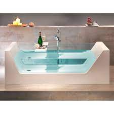 Der anschluss aus glas zwischen dusche und badewanne. Ottofond Freistehende Badewanne Pure 181 X 81 703701bw Duschmeister De