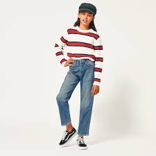 Find a range of boyfriend denim and more styles of jeans to wear this season at j.crew. Madchen Boyfriend Jeans Blau Online Kaufen