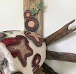Animal Head wall sculpture: 'Fairburn Agate Pantherinae'