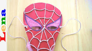 Spiderman Maske Basteln Masken Basteln Basteln Mit Kindern Basteln