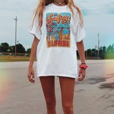 Starqueen Jbh Summer Casual Oversized Tee Best Surfing Santa Monica California Womens Retro Style T Shirt Vacation Beach Shirt T Shirts Aliexpress Discover shirts for women at asos. starqueen jbh summer casual oversized tee best surfing santa monica california womens retro style t shirt vacation beach shirt