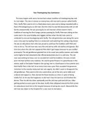 The old man gets admitted in two thanksgiving day gentlemen by o.henry is a sarcastic story narrated in his characteristic way by o.henry. Two Thanksgiving Gentlemen