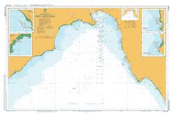 aus 155 approaches to port of melbourne nautical chart