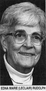 Edna Marie LeClair Rudolph (1920-2007)