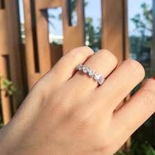 I saw the instruction on soldering on this websi. Qyi Genuine 925 Sterling Silver Ring Heart Very Shiny Sona Stone Finger Rings For Women Wedding Anniversary Jewelry Rings Aliexpress