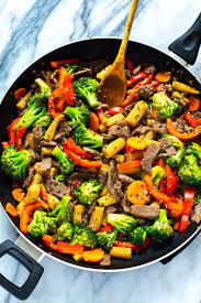 Each serving has 330 calories, 19 grams fat and 7 blue ww freestyle smartpoints, and 8 green. The Easiest Beef Stir Fry 2 Ingredient Sauce The Girl On Bloor