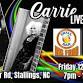 Carrie Ann Live! - Small Bar Matthews 12/19/25 event image