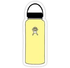 Yellow Hydro Flask Sticker Hydroflask Stickers Water Bottle Stickers Tumblr Stickers