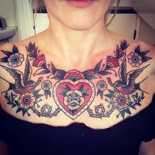Alice in wonderland / upper chest. Sealedwithaheart Rachie T Chest Tattoos For Women Chest Piece Tattoos Tattoos For Women