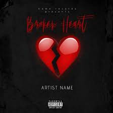 Broken Heart Mixtape Cover Video Template In 2020 Mixtape Cover Music Album Cover Broken Heart