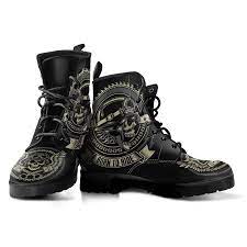 Custom Print Biker Boots For Men And Women Mens Biker Boots Mens Boots Fashion Boots