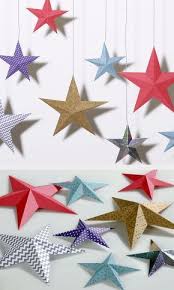 Fabriquer Des Etoiles 3d En Papier Cartonne Avec Les Enfants Etoile Origami Tuto Deco Noel Etoile En Papier
