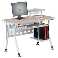Computer Desk With Pullout Drawer Light Oak Computer Desks Office Furniture Office