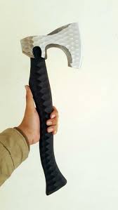 Custom Handmade Viking Axe Hand Forged Tomahawk Hatchet Combat Etsy Leather Sheath High Carbon Steel Axe