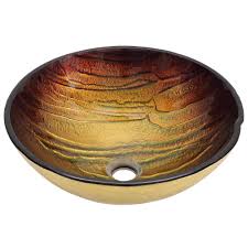 rivuss comet glass vessel sink blended