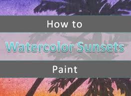 Sunset i, watercolour painting, 7.5 x 11 sold i did two sunset demonstrations for my experienced beginner watercolour class this morning. How To Paint A Watercolor Sunset For Beginners Art By Ro