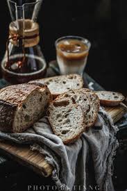 Sauerteigbrot Kaffee Backen Kuchen Food Drink Photography Dark Food Photography Food Photo