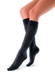 Jobst Sosoft 1520 Mmhg Knee High Compression Socks Brocade Pattern Black Medium Visit The Image Li Knee High Compression Socks Compression Socks Closed Toe