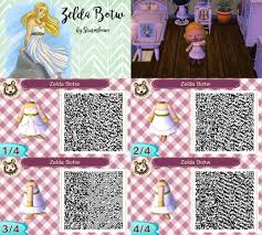 Animal Crossing New Leaf Qr Code The Legend Of Zelda Breath Of The Wild Princess Zeldas White And Animal Crossing 3ds Qr Codes Animal Crossing Animal Crossing