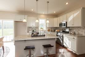 Glenwood American Kitchen With Ombre Kitchen Tile Back Splash And Accent Kitchen Island American Kitchen Kitchen Tile Kitchen