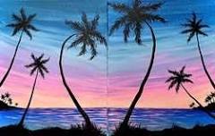 Paint and Sip: In Paradise With You