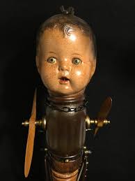 Vintage Industrial Iron Antique Steampunk Decor Factory Decor Eclectic  Repurposed Doll Collectible Man Cave Art Sculpture by Lauryn Rodgers