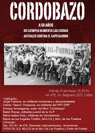 Guerrillerismo, autoorganización y estrategia insurreccional. Charla Debate A 50 Anos Del Cordobazo Indymedia Argentina Centro De Medios Independientes I