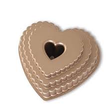 Nordic ware anniversary 12 cup formed bundt pan. Nordic Ware 89937 Cast Bundt Bakeware Tiered Heart 12 Cup Toffee Nordic Ware Nordic Ware Bundt Pan Chocolate Chip Bundt Cake