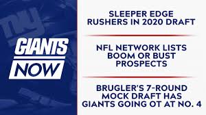 Each draft is done using the fantasy pros' mock draft simulator, and the roster settings for today's mock are as follows: Giants Now 4 15 Sleeper Edge Rushers In Draft