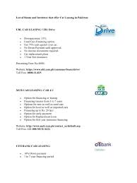 This leasing facility from the banks has made it easier for the majority to afford the car. Car Leasing In Pakistan Automotive Industry Economies