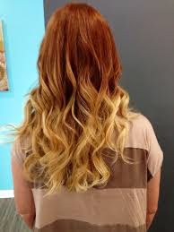 Natural Copper To Ombre Blonde Red Blonde Hair Ombre Hair Blonde Natural Red Hair