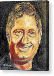 Brian Cober Canvas Print by Michael Titherington