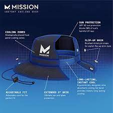 Mission Cooling Bucket Hat Upf 50 3 Wide Brim Cools When Wet Matrix Camo Silver Pricepulse