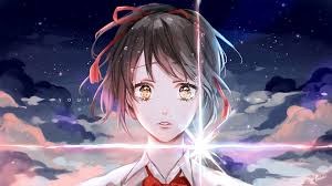 Is kimi no na wa connected to weathering with you (self.kiminonawa). Kimi No Na Wa Mitsuha Miyamizu Crying Tears Your Name Kimi No Na Wa Anime Your Name Anime