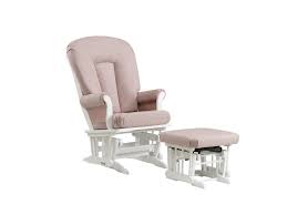 Dutailier Sleigh Glider And Nursing Ottoman Set White Pink Lemonade Continue To The Product At The Rocking Chair Nursery Rocking Chair Makeover Glider Chair