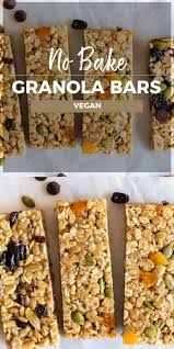 No Bake Granola Bars In 2020 Granola Recipe Bars No Bake Granola Bars Healthy Granola Bars