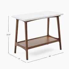 Whether you like round, black, glass, or wood, custommade artisans will build it for you. Reeve Mid Century Side Table Marble