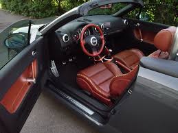 Audi Tt Roadster Is Available In The Exclusive Amber Red Leather Interior With Baseball Stitching This Baseball Stitc Audi Tt Roadster Audi Tt Restaurierung