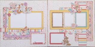 Baby Scrapbook Ideas Baby Two Page Scrapbook Layout Baby Scrapbooking Ideas Echo Park Baby Paper Baby Girl Scrapbook Baby Scrapbook Pages Baby Boy Scrapbook