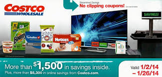 Costco Coupon Book January 2014 Costco Coupons Printable Coupons Coupons