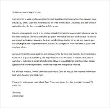 Sample Personal Letter Of Recommendation 16 Download Free Documents In Word Pdf Work Reference Letter Personal Reference Letter Writing A Reference Letter
