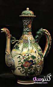اشكال تحفه لابرق الشاى ابريق شاي تراثي اباريق شاي مصريه انواع اباريق الشاي اباريق شاي قديمه japanese porcelain antiques antique pitcher