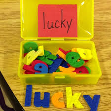 Word Building Work Station Soap Dish Foam Letters And Words Cards Perhaps Write The Words On Thi Word Work Kindergarten Foam Letters Preschool Activities