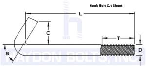 Hook J Bolts Haydon Boltshaydon Bolts