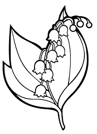 Hot glue art flower patterns color coloring pictures flower coloring pages flower painting digital flowers edelweiss flower beginning watercolor. Coloring Page Lily Of The Valley